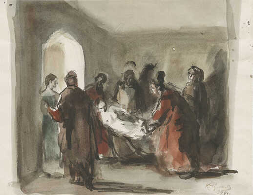 Рудаков Константин Иванович. Жанровая сцена